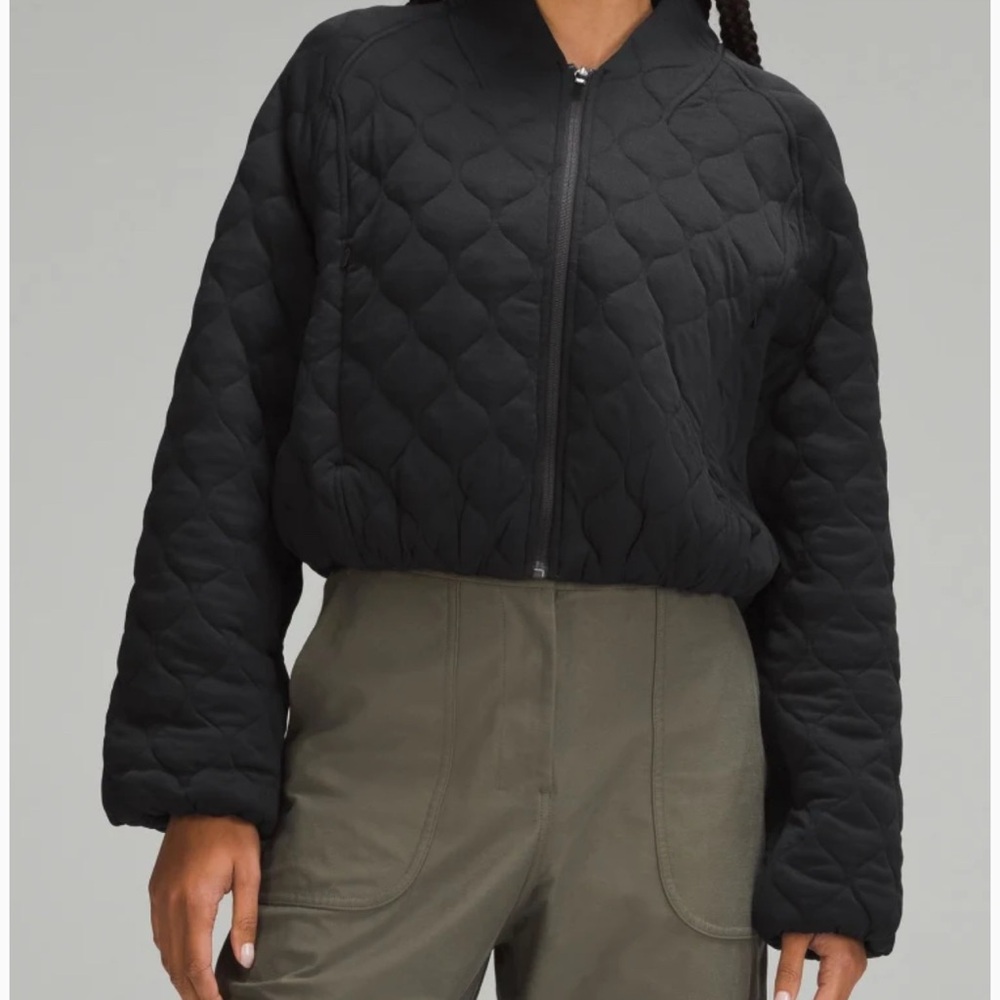 lululemon athletica Black Quilted Puffer Jacket